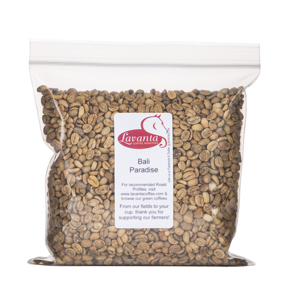 Lavanta Coffee Bali Paradise Arabica Green or Roasted Coffee
