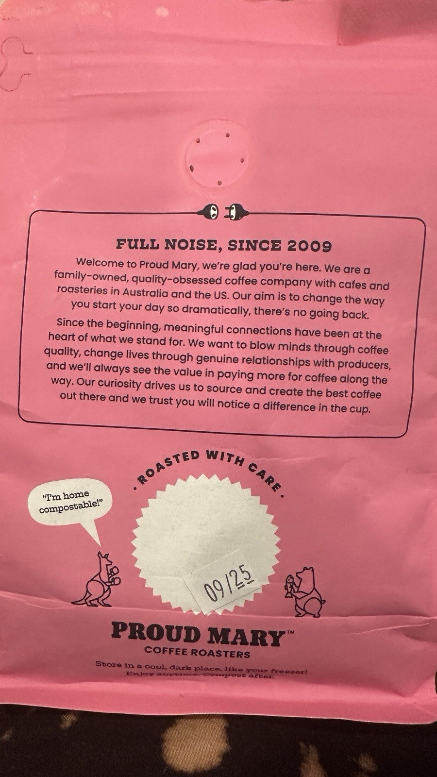 Coffee Beans Proud Mary Roasters Ghost Rider Bag 8.8oz 250g Wild/ Bold/Strong