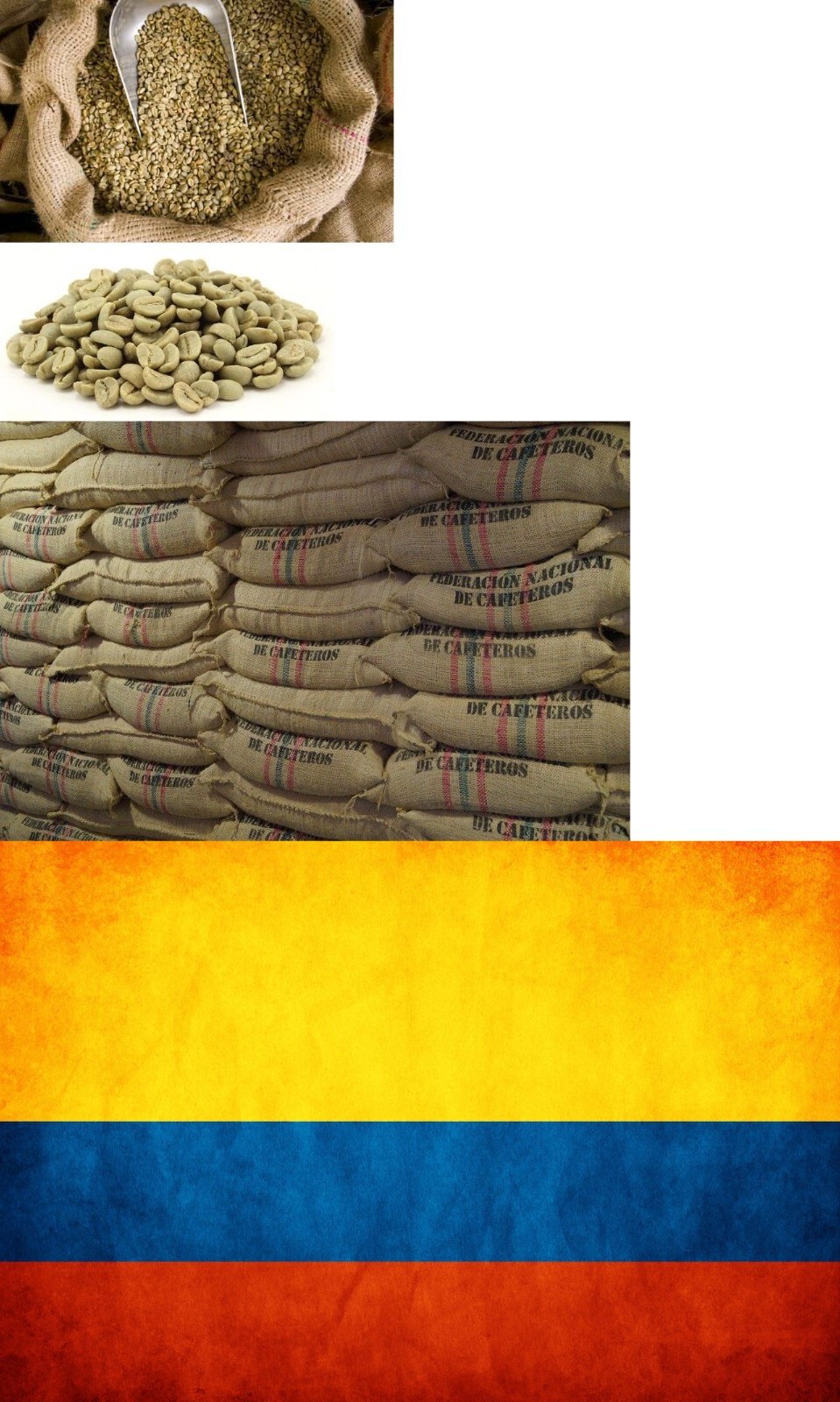 Colombian Supremo Coffee Green Bean / Unroasted/ 5 LBS New Crop 2023 SHIPS FREE!