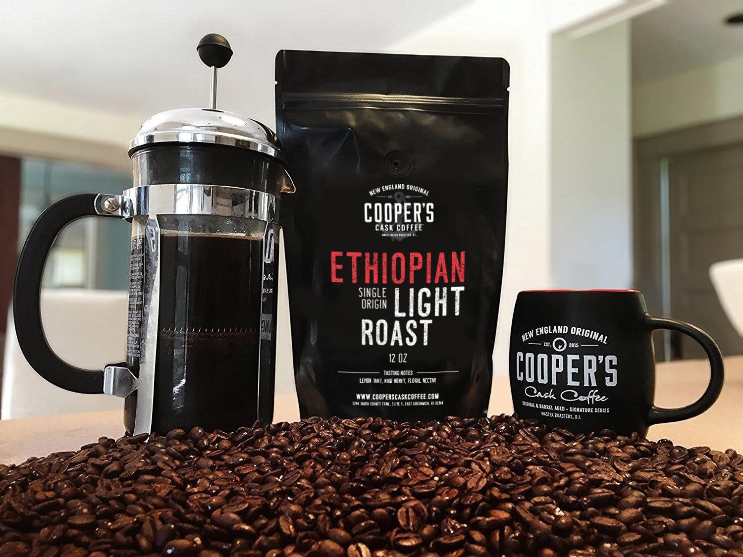 Ethiopian Bold Light Roast Coffee, Gourmet Single-Origin Coffee Beans from Ethio