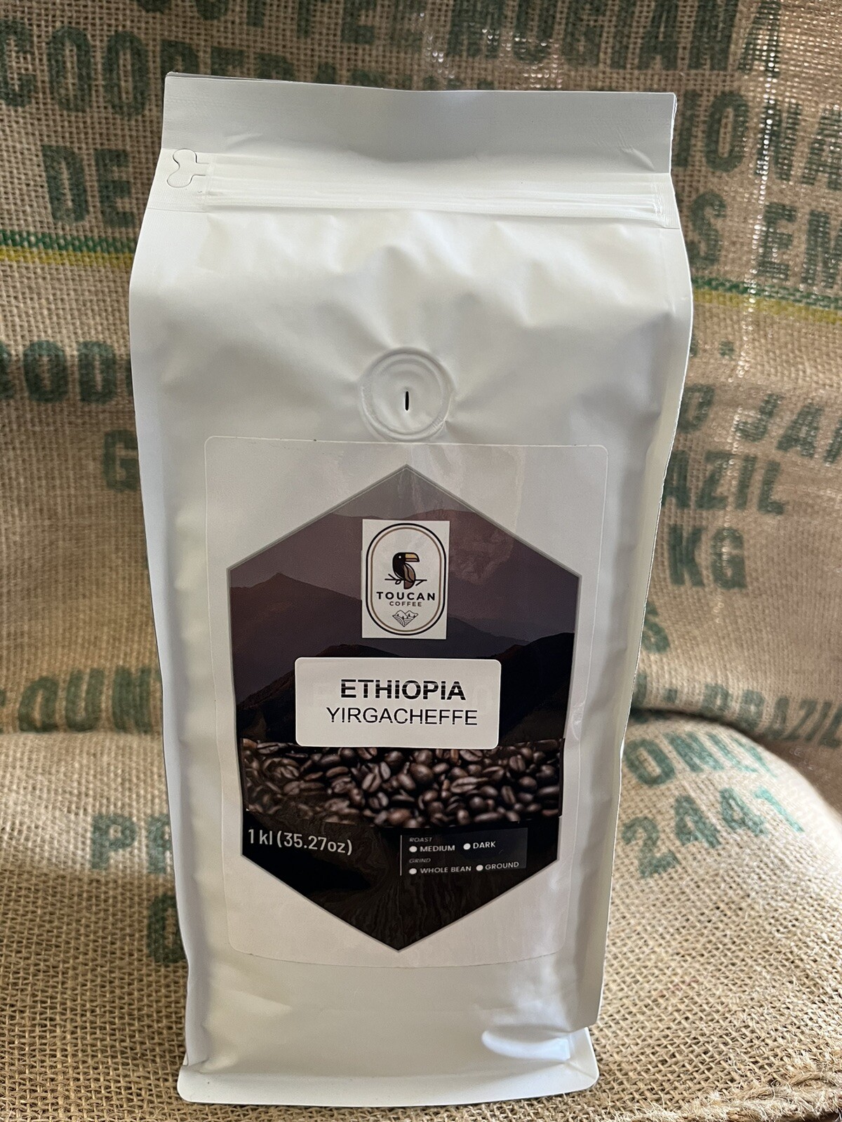 2, 5, 10 LB ETHIOPIA FRESH ROASTED COFFEE WHOLE BEAN, GROUND – ARABICA