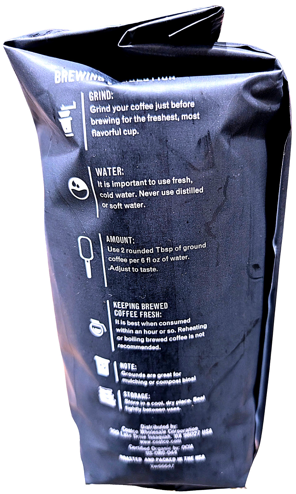 Kirkland Signature Organic Mexico Oaxaca Whole Bean Coffee 2 Pounds EXP 06/2027
