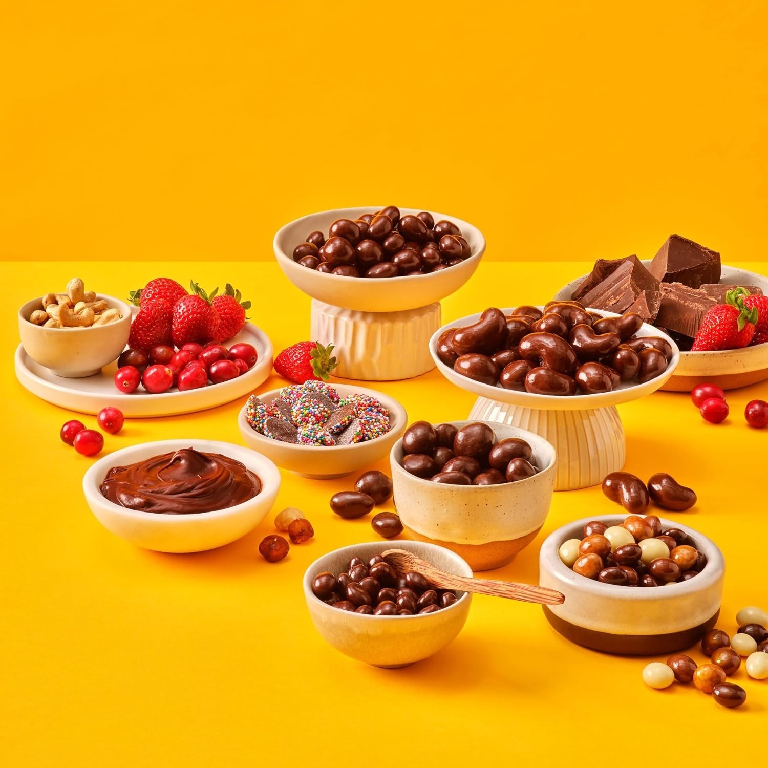 2.2 lb Triple Chocolate Espresso Beans – Decadent Snack for Parties & Halloween