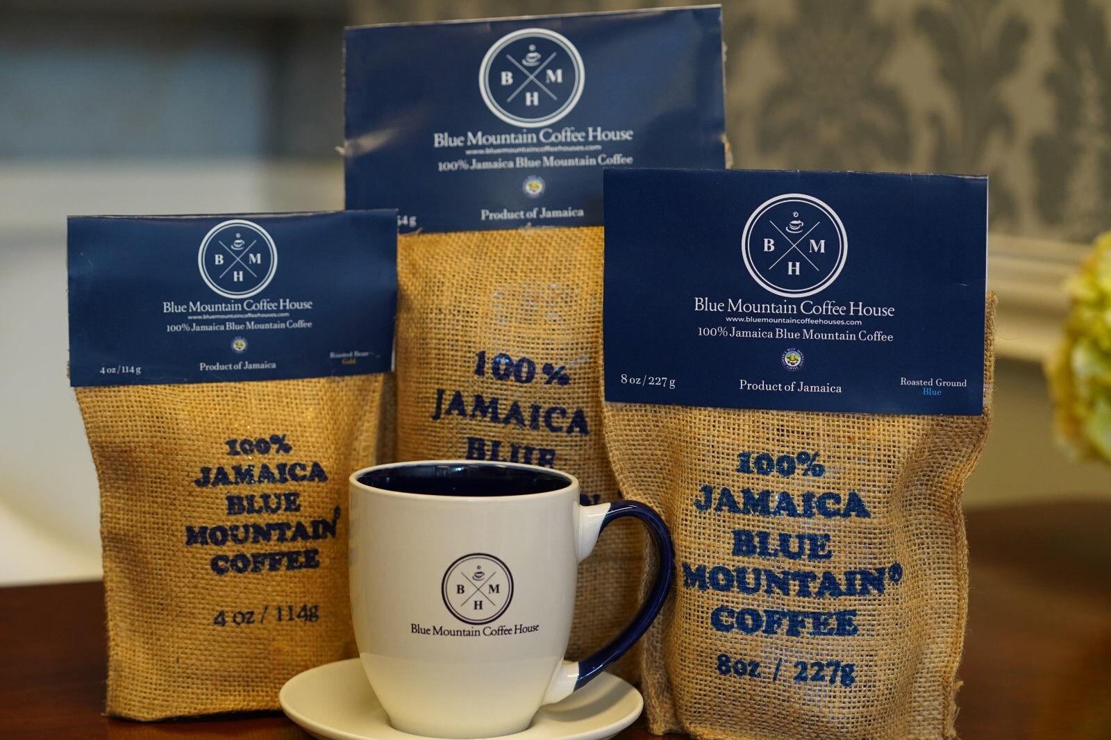 100% Pure Jamaican Blue Mountain Coffee – Silver 16oz – Grade II