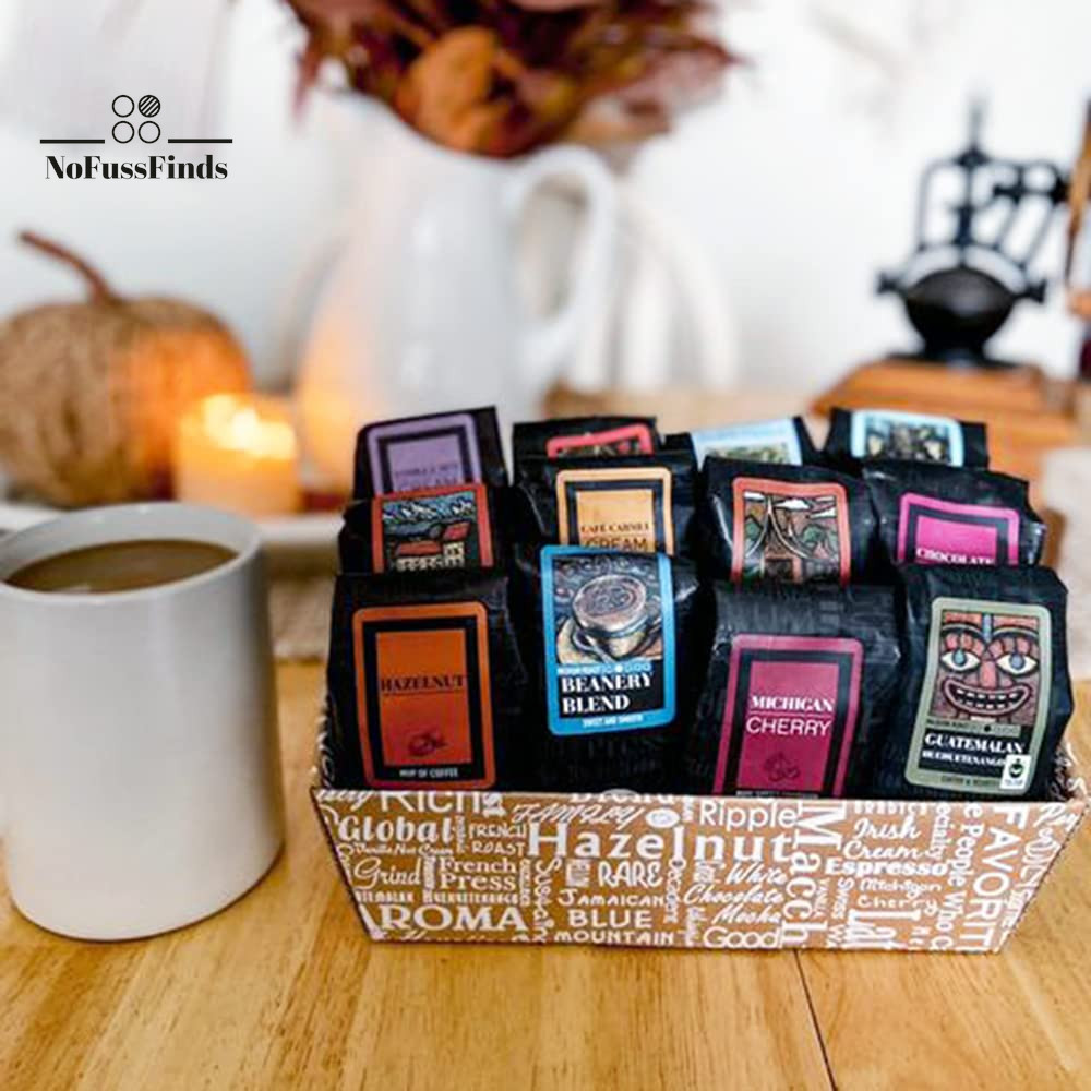 Indulgent Coffee Selection Gift Box | 100% Specialty Arabica Coffee | 12 Sample