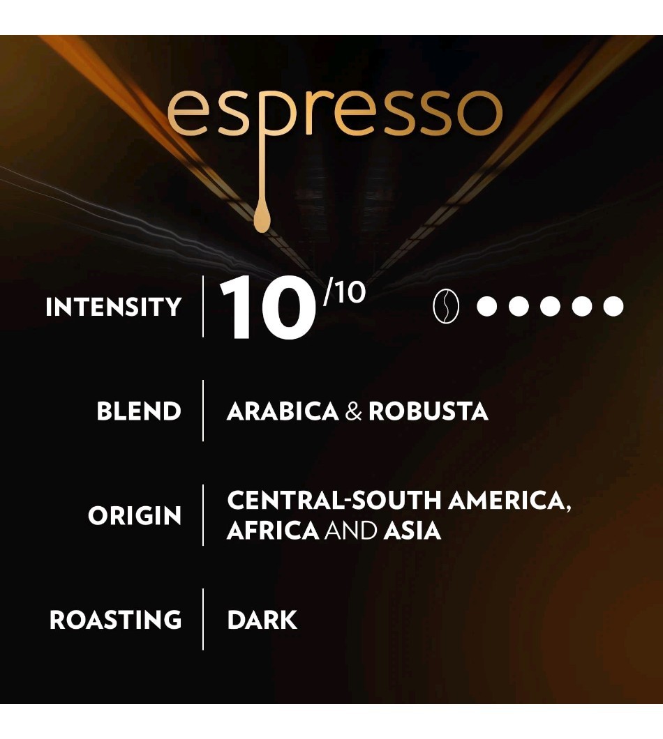 Lavazza Espresso Whole Bean for Automobili Lamborghini, Dark Roast, Arabica and