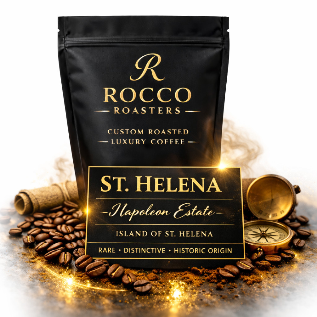 St. Helena Coffee Beans 1 lb • Roasted to Order • Rare Luxury Island Coffee!