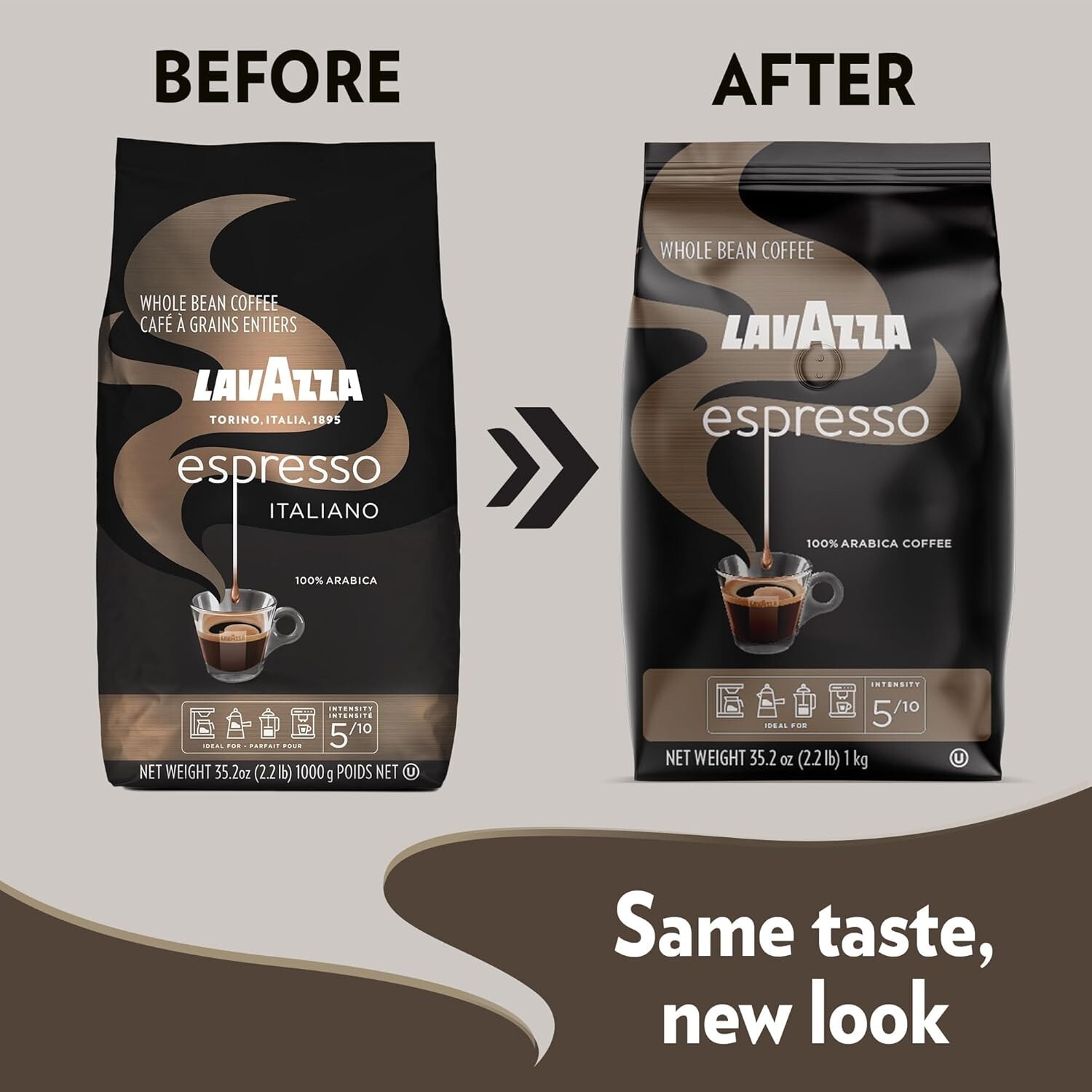 Versatile 2.2lb Whole Bean Espresso Coffee – Perfect for All Brewing Methods
