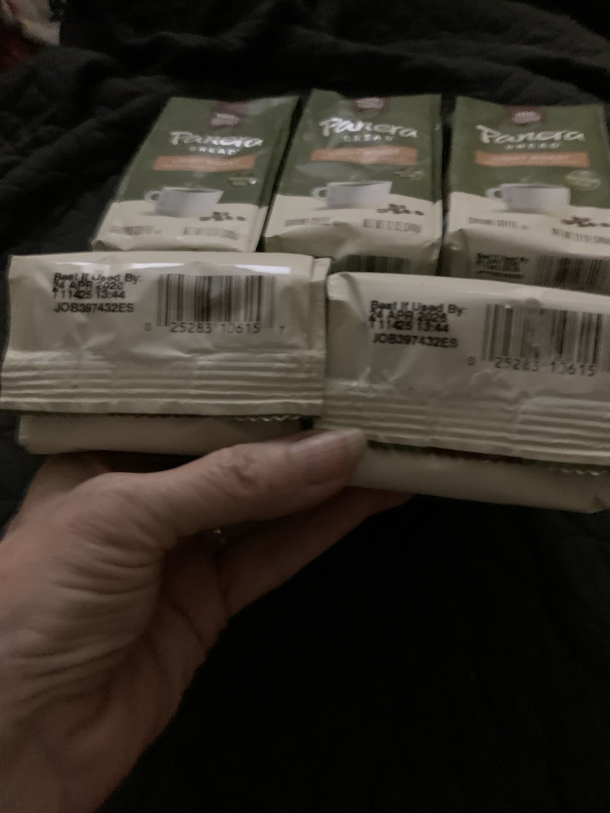 Panera Bread Light Roast Coffee 5 Bags 12 Oz