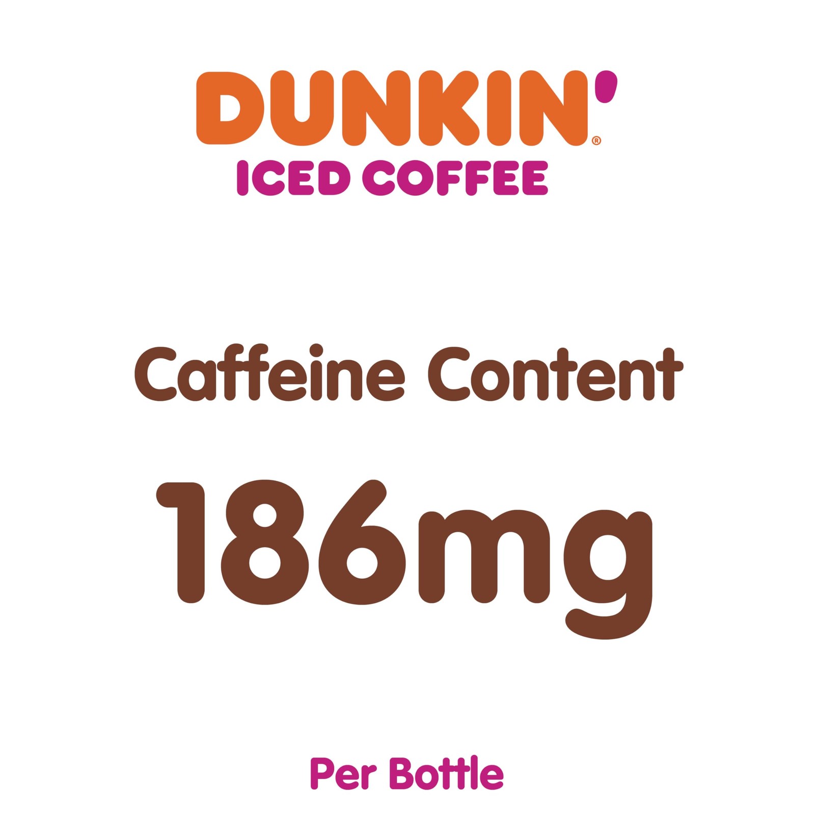 Dunkin’ Mocha Iced Coffee Bottle, 13.7 fl oz, 12 Pack Fl Oz (Pack of 12)