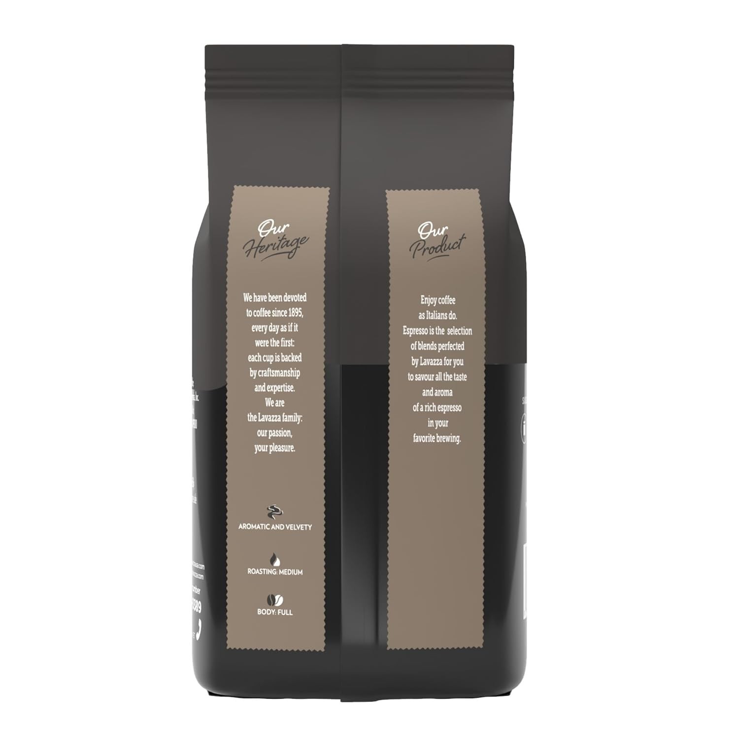 100 Percent Arabica Espresso Coffee Whole Beans 2.2 Pounds Medium Roast
