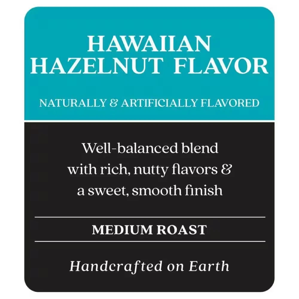 Copper Moon Hawaiian Hazelnut Blend Medium Roast Coffee Whole Bean 32oz.